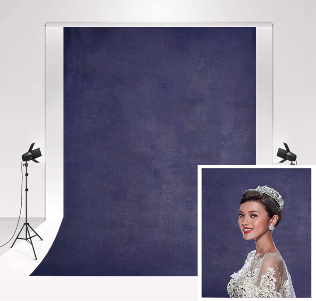 Kate Fotohintergrund Tiefviolett 1.5x2.2m - Mikrofaser, Lila - Fotostudio Hintergrund - Portrait Pho