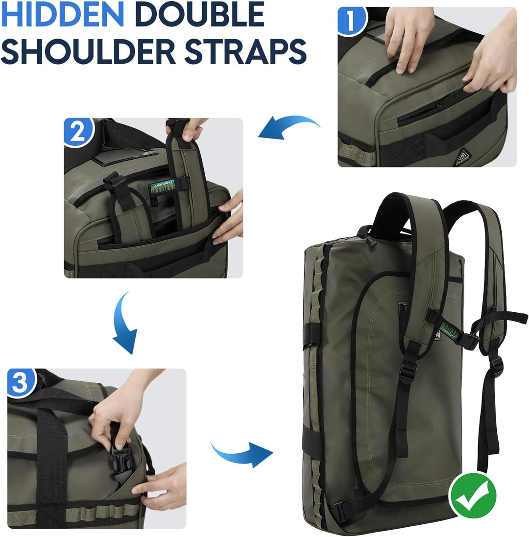 Haimont Reisetasche Sporttasche mit robusten Reisetaschen für Männer und Frauen, Camping mit umwande