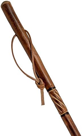Stock-Fachmann® Wanderstock Pilgerstock Marschierer Geflammt Inka Imitiert Echtholzstock 105 cm, 105