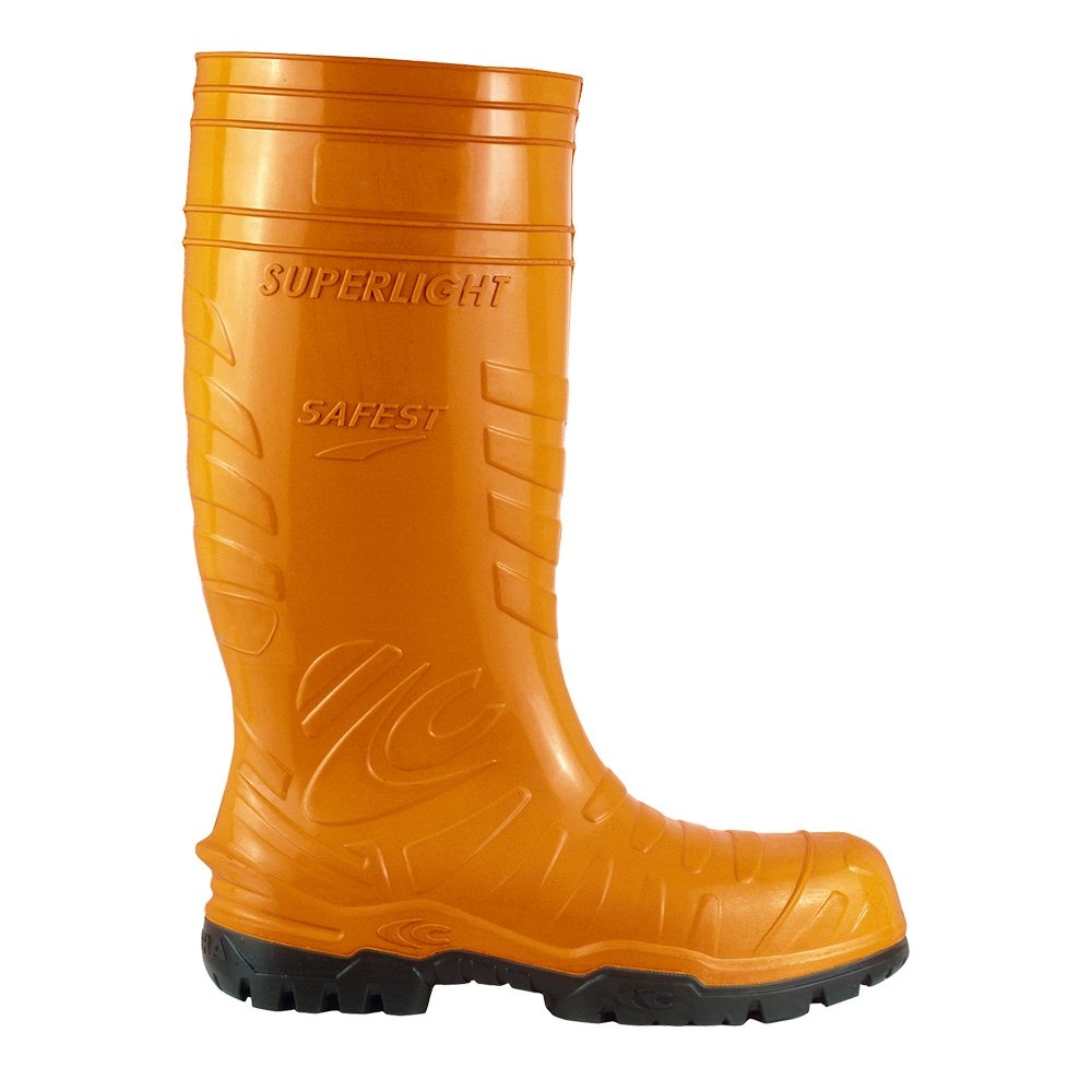 Cofra 00060-002.W40 SAFEST ORANGE S5 CI SRC Sicherheitsstiefel, Orange/Schwarz, Grösse 40 40 EU Oran