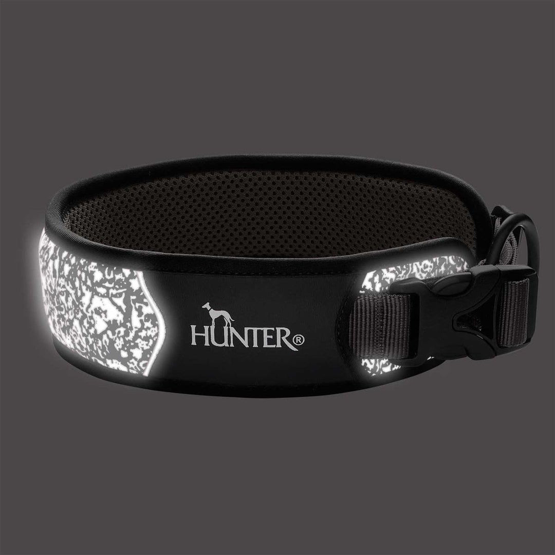 HUNTER Halsung Divo Reflect S, schwarz/grau schwarz/grau S, schwarz/grau S