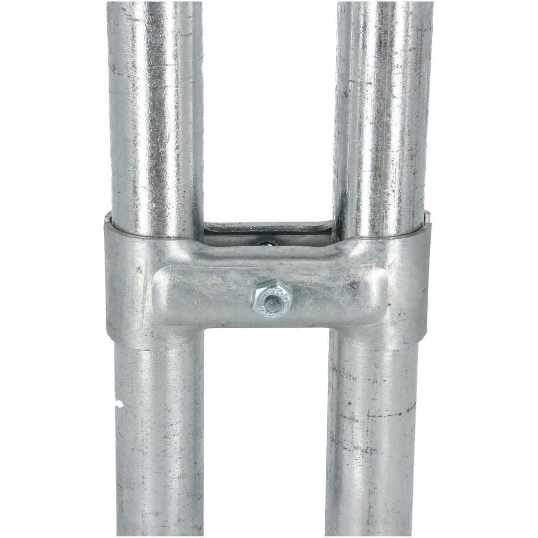 Doppelschelle, A 2" (Ø 60,3 mm) x B 1 1/2" (Ø 48,3 mm)