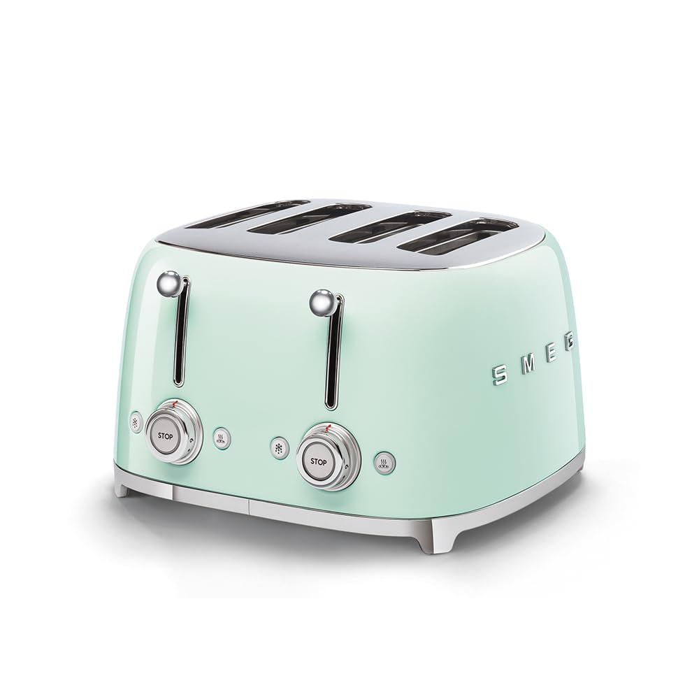 SMEG TSF03PGEU Toaster, Pastellgrün, Pastellgrün