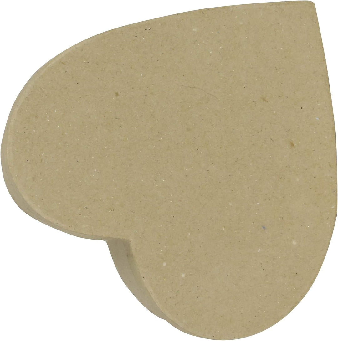 Décopatch BTS903O 3 Boxen in Herzenform S aus Pappmaché, zum Verzieren, perfekt für Ihre Wohndeko, K