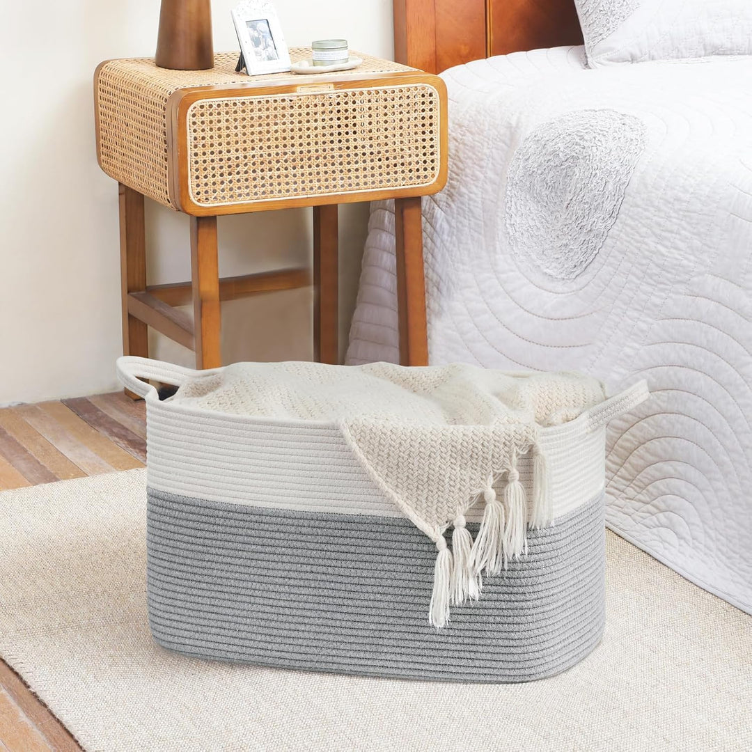 TIMEYARD Wäschekorb, Wäschesammler, Aufbewahrungskorb, Faltbarer Wäschekorb, Square Laundry Baskets,