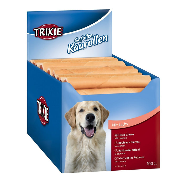 TRIXIE 4011905027593 Filled Chew Salmon 100pcs