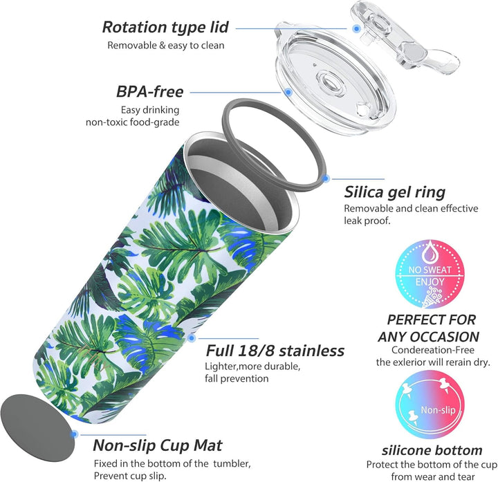 Vakuumisolierter Edelstahlbecher – THILY 780 ml dreifach isolierter Reisebecher mit spritzwassergesc