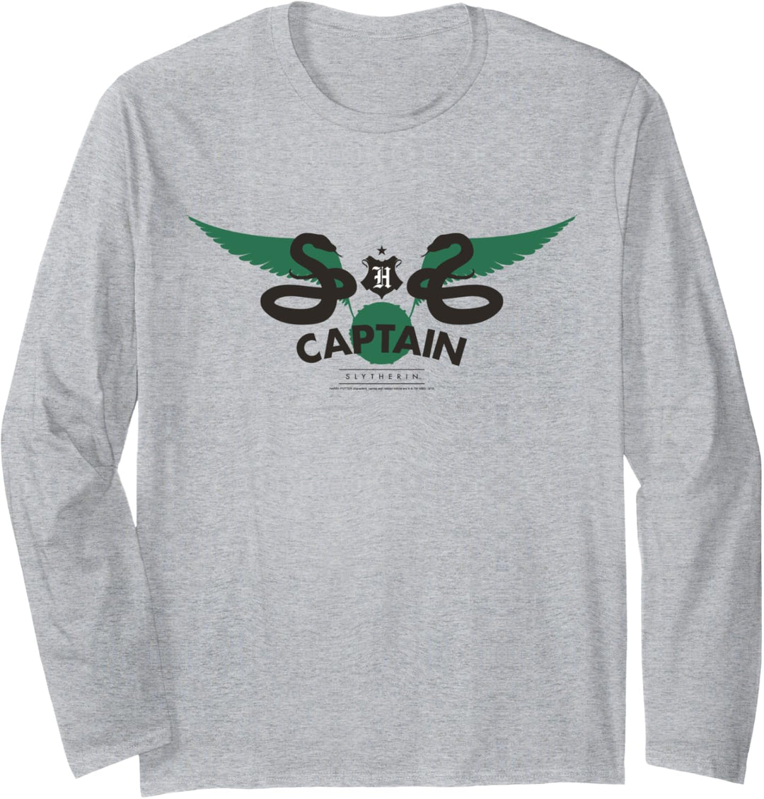 Harry Potter Slytherin Captain Langarmshirt