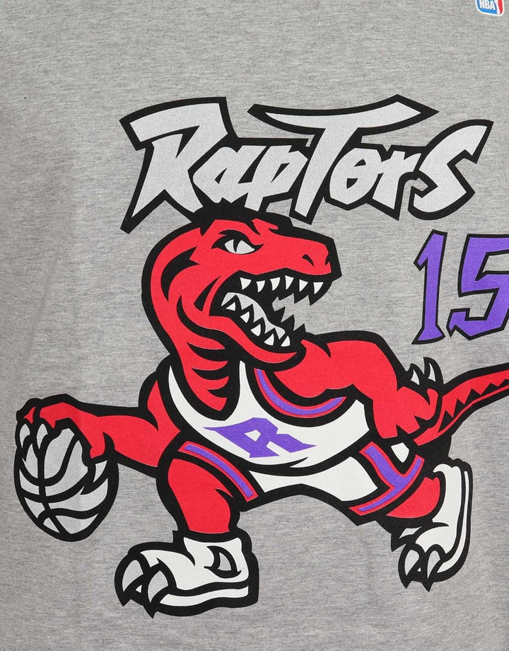 Mitchell & Ness Name & Number T-Shirt (NBA | HWC | NFL) Grey Heather, Toronto Raptors S, Grey Heathe