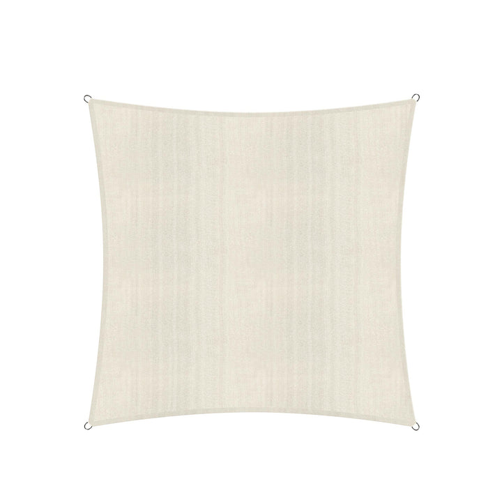 Lumaland Sonnensegel Quadrat | 3 x 3 Meter Wetterbeständiger Sonnenschutz inkl. Befestigungsseile |