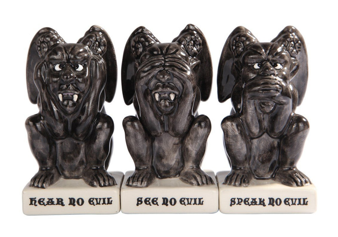 Figuren-Shop.de Gargoyle Salz & Pfeffer und Zahnstocher Halter