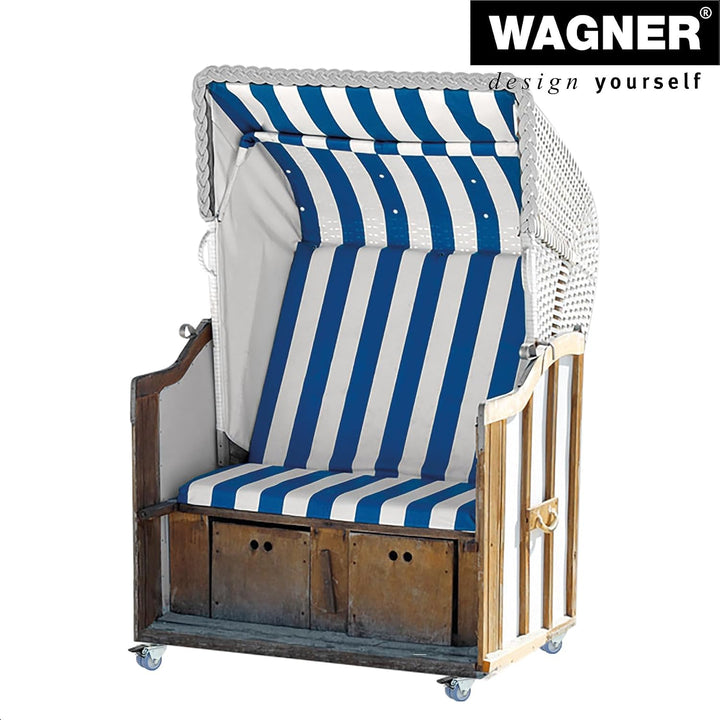WAGNER Strandkorbrollen 4tlg. Set/Apparaterollen/Doppelrollen - ULTRASOFT - Durchmesser Ø 50 mm, Bau
