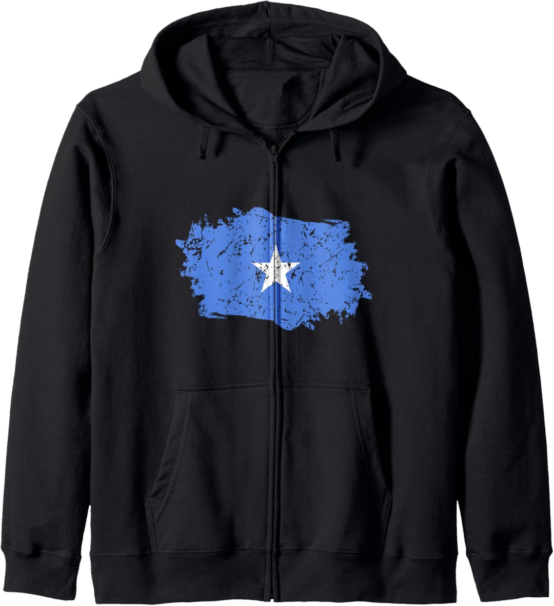 Somalia Flagge Design Grunge Landesflagge Somalia Kapuzenjacke