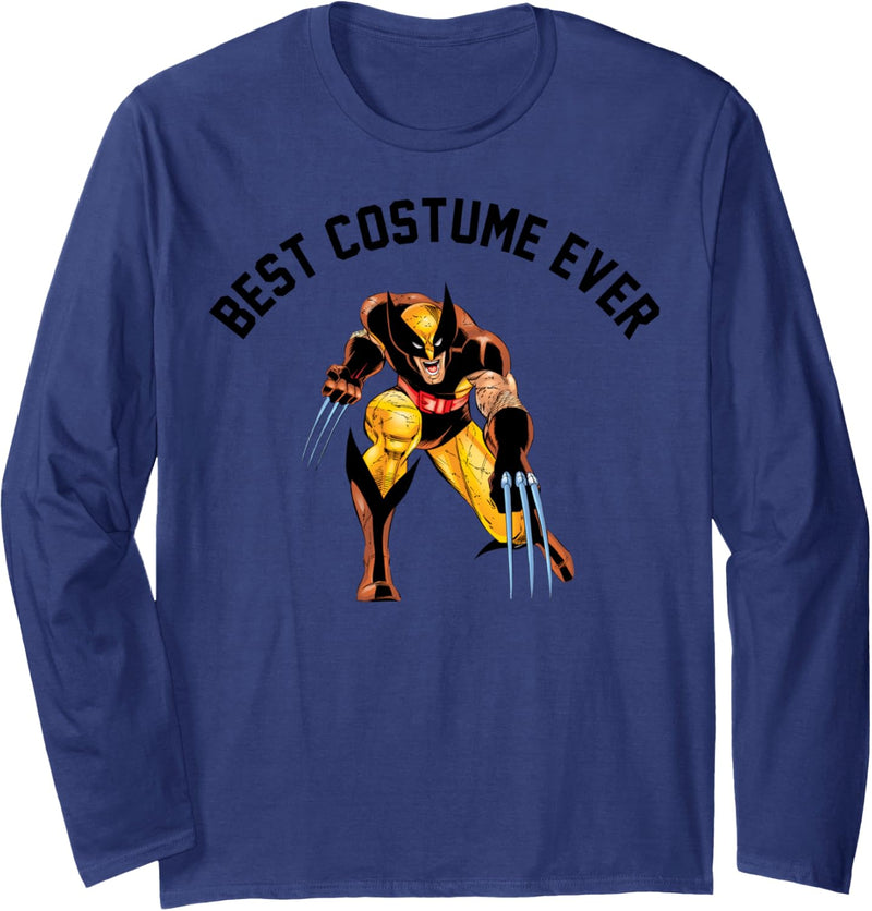 Marvel Wolverine Best Costume Ever Portrait Langarmshirt