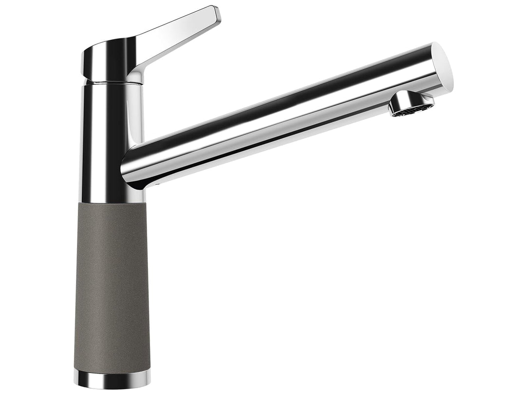 Schock Küchenarmatur SC-510 Asphalt – Hochdruck Armatur CRISTALITE mit Festauslauf und Standard Norm