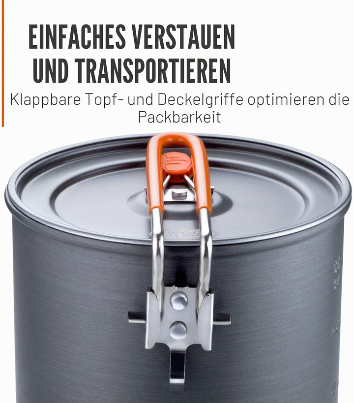 GSI Outdoor Halulite Boiler, der perfekte verstaubare Topf, Superior Backcountry Kochgeschirr seit 1