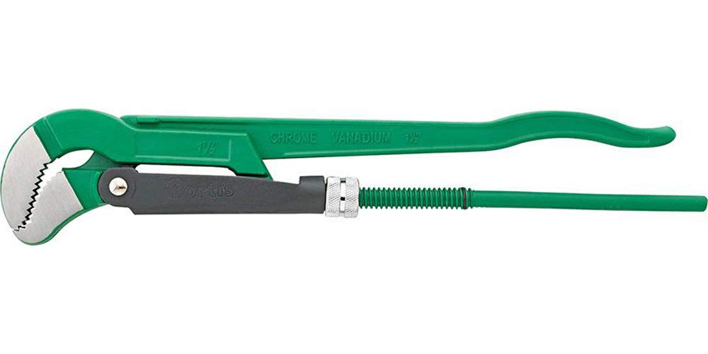 fortis Eckrohrzange S-Maul 3 Zoll