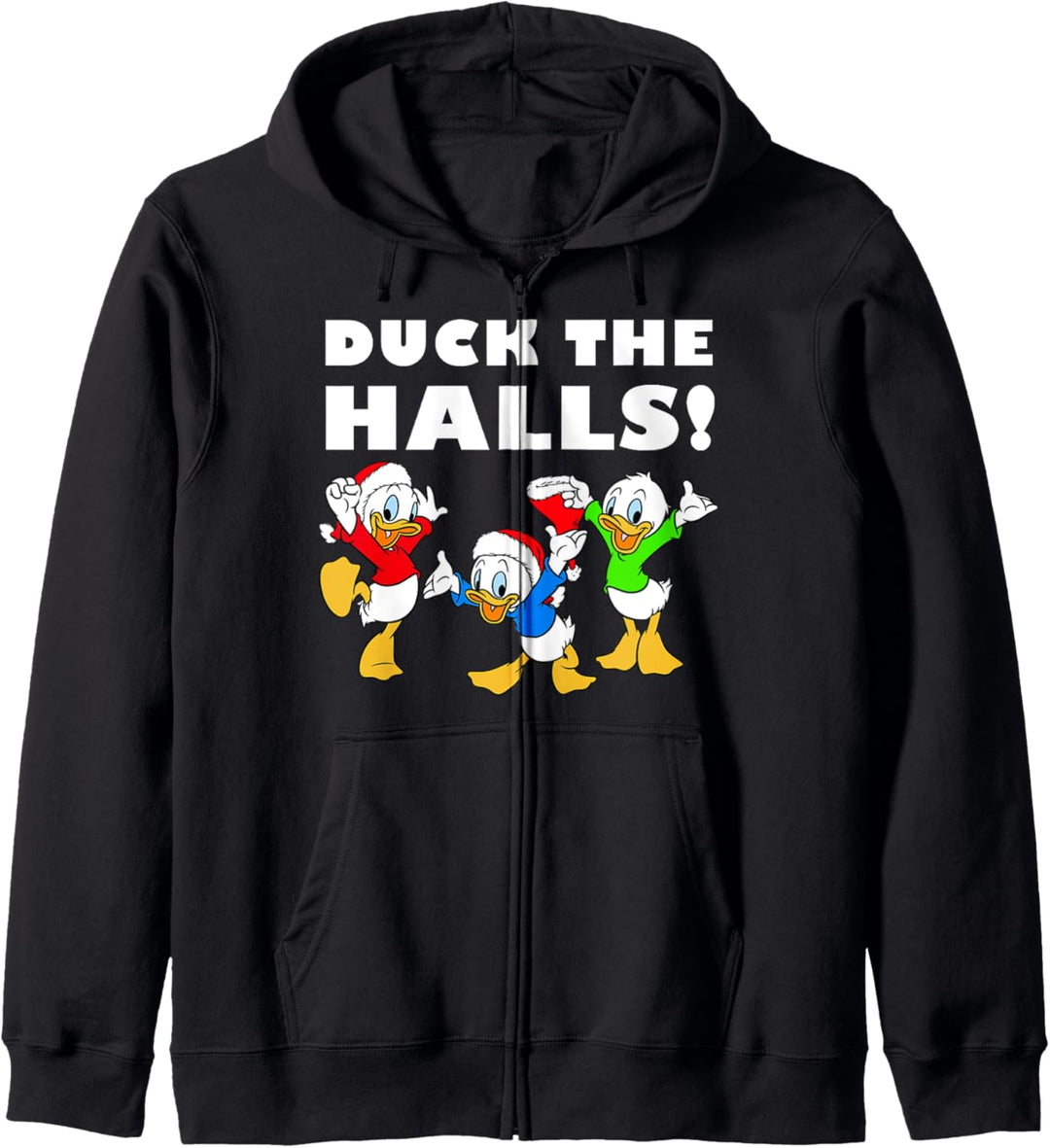 Disney Huey Dewey und Louie Duck The Halls Weihnachten Kapuzenjacke