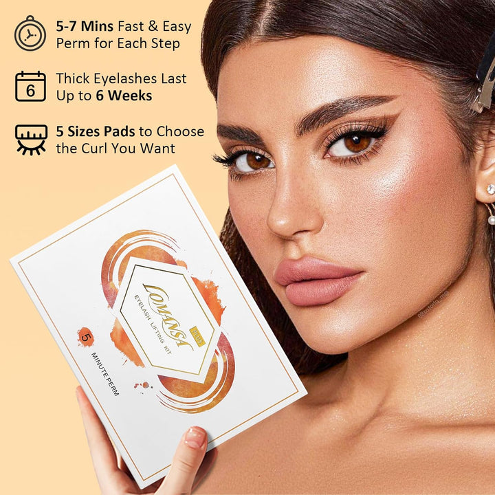 Lomansa Wimpernlifting Set, Lash Lifting Set, 10 Anwendungssäckchen für Wimpernlift und Augenbrauen