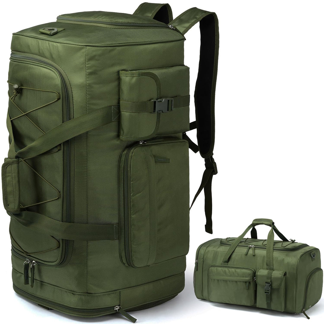 70L Sporttasche Herren Gross Reisetasche Rucksack mit Schuhfach Wasserdicht Fitness Trainingstasche