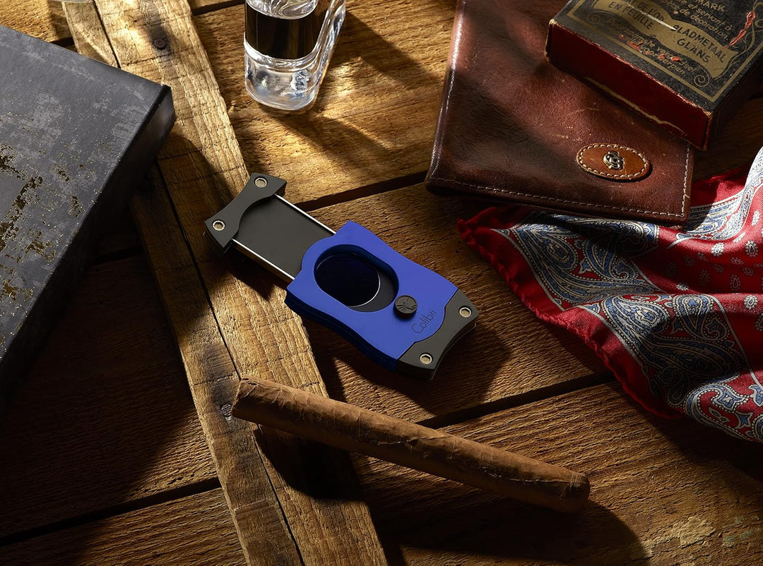 Colibri S-Cut Zigarrenschneider - Klassischer Gerader Schnitt - Bis zu 66 Ringmass Zigarren - Ergono