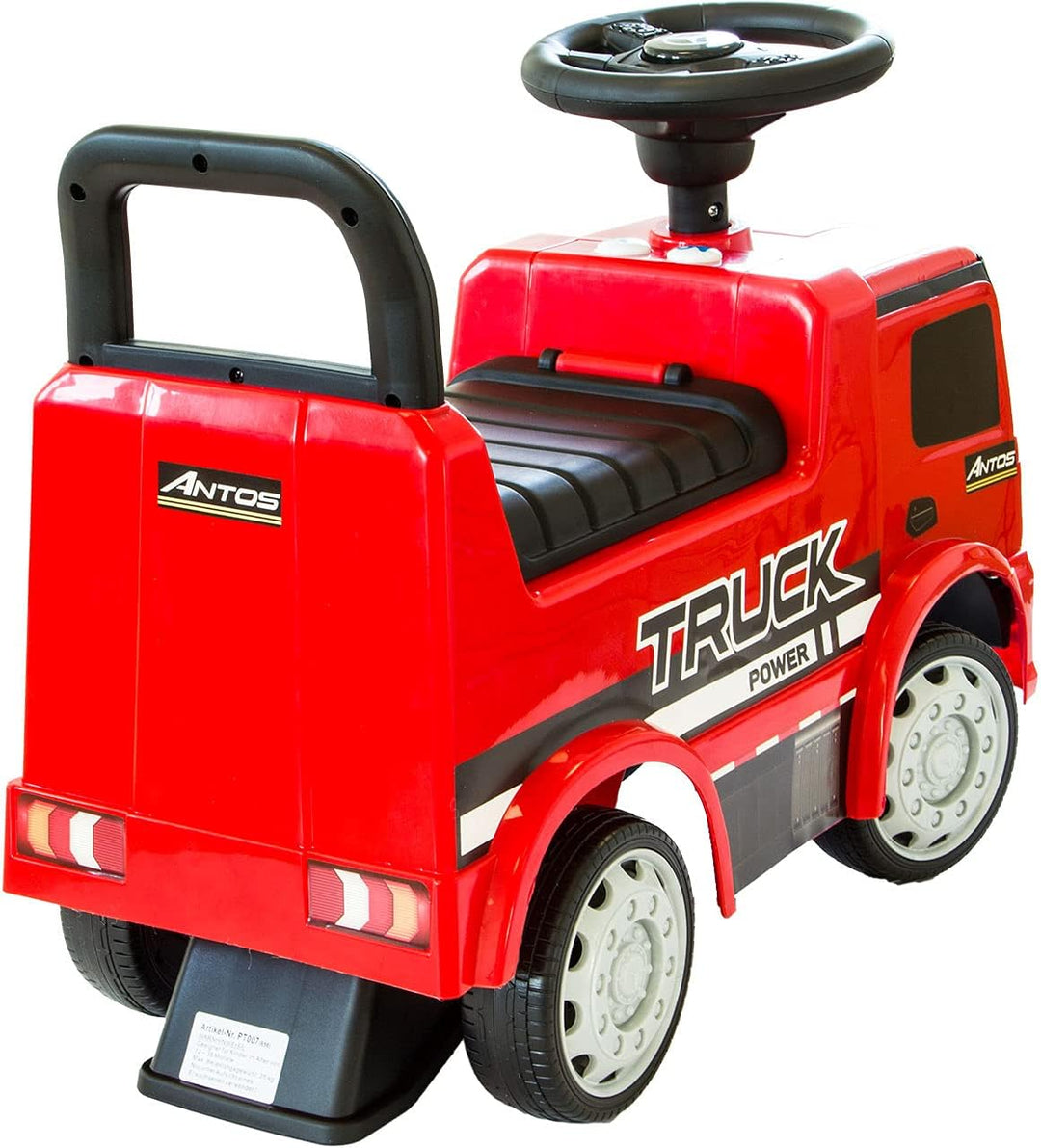 NATIV Rutscherauto Mercedes Antos, Babyrutscher mit Kunststoffrädern, Truck, LKW, Kinderfahrzeug Rut