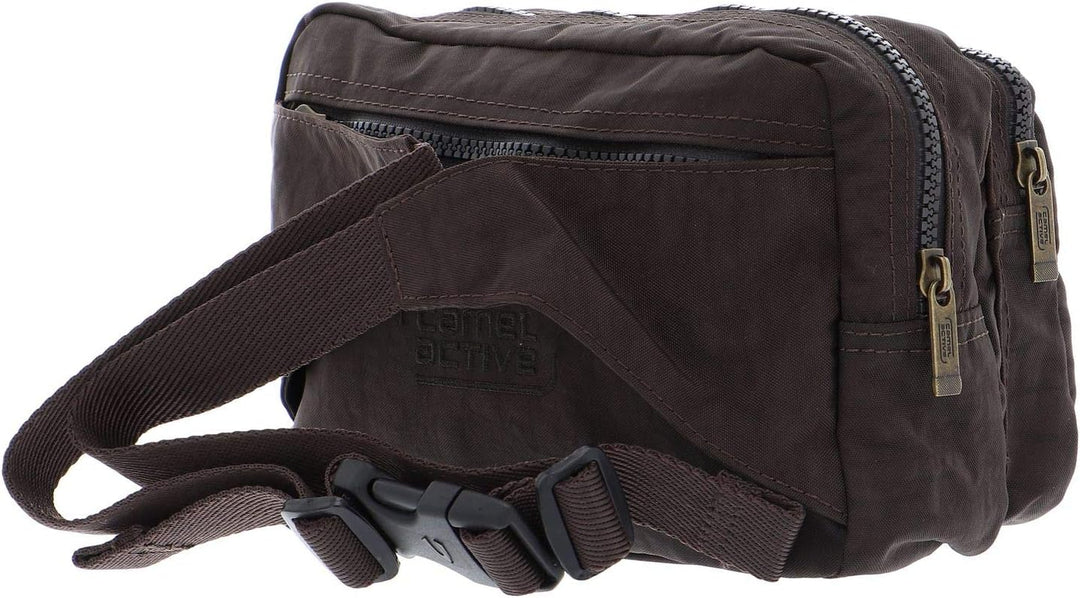 camel active bags Journey Herren Gürteltasche Bauchtasche Klein Braun 22 x 5 x 14 Beige, 22 x 5 x 14