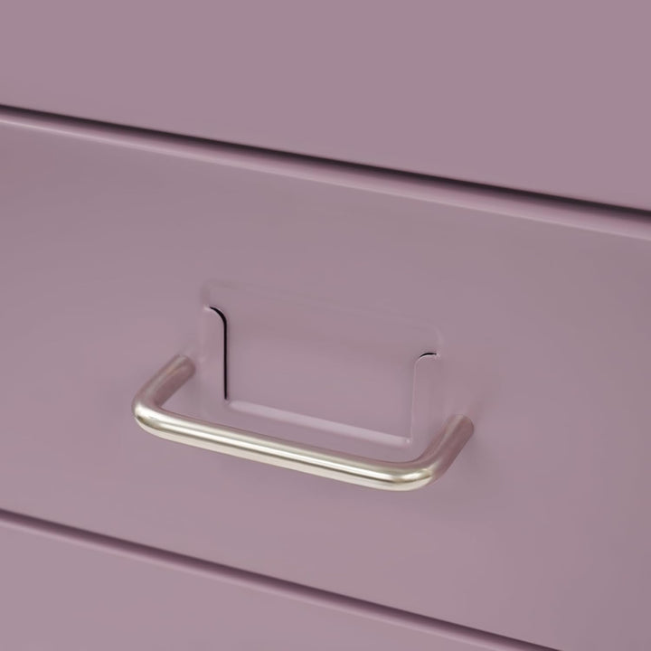 Rollcontainer mit 5 Schubladen 41 x 28 x 69 cm Aktenschrank Büroschrank Schubladenschrank Schreibtis