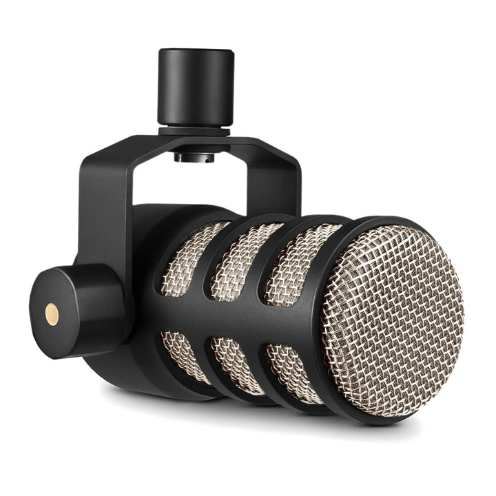RØDE PodMic Dynamisches Mikrofon mit Rundfunkqualität mit integrierter Schwenkhalterung für Podcasti