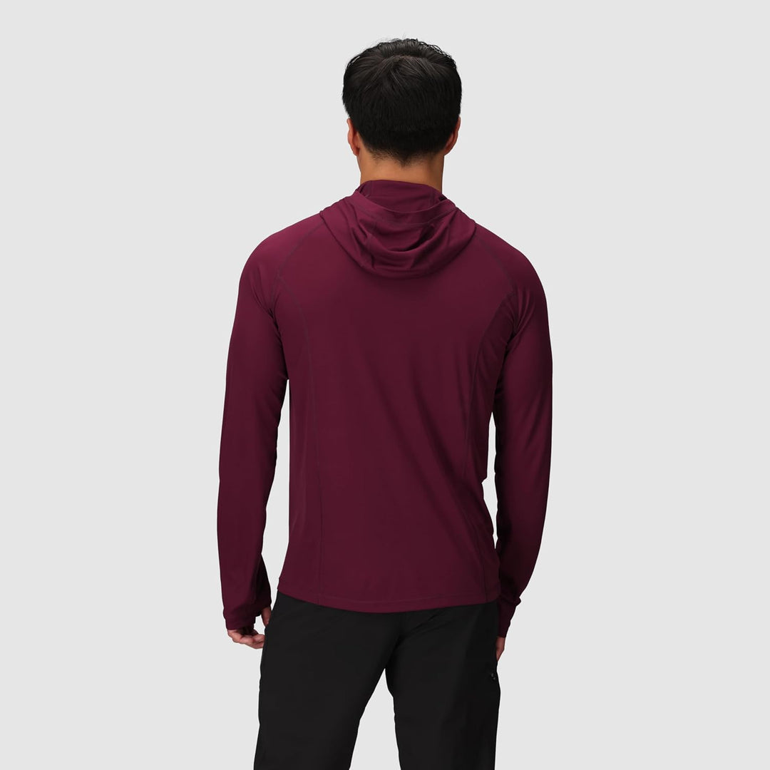 Outdoor Research Men's Echo Hoodie – Quick Drying Active Hooded Sweatshirt XL Winterberry, XL Winter