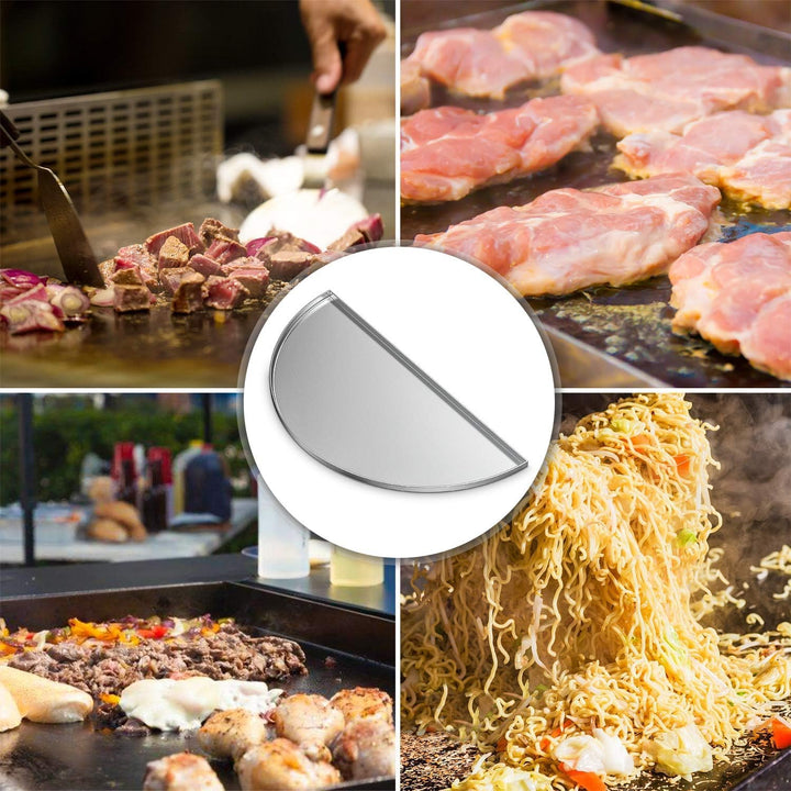 onlyfire Grillplatte Edelstahl Passend für Big Green Egg, Kamado Joe Classic, Halbrunde, BBQ Plancha