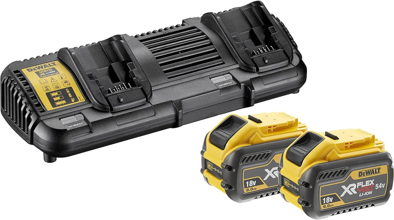 DeWalt FLEXVOLT DeWalt DCB132X2-QW 2x 9.0 Ah + charger