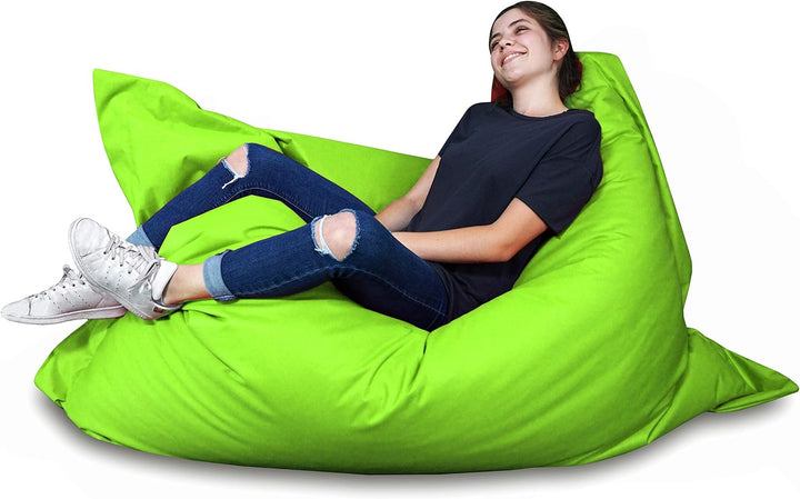 PATCH HOME Orginal Premium Gaming Sitzsack Sitzkissen für In &amp; Outdoor Fertig befüllt in 3 Grössen &amp;