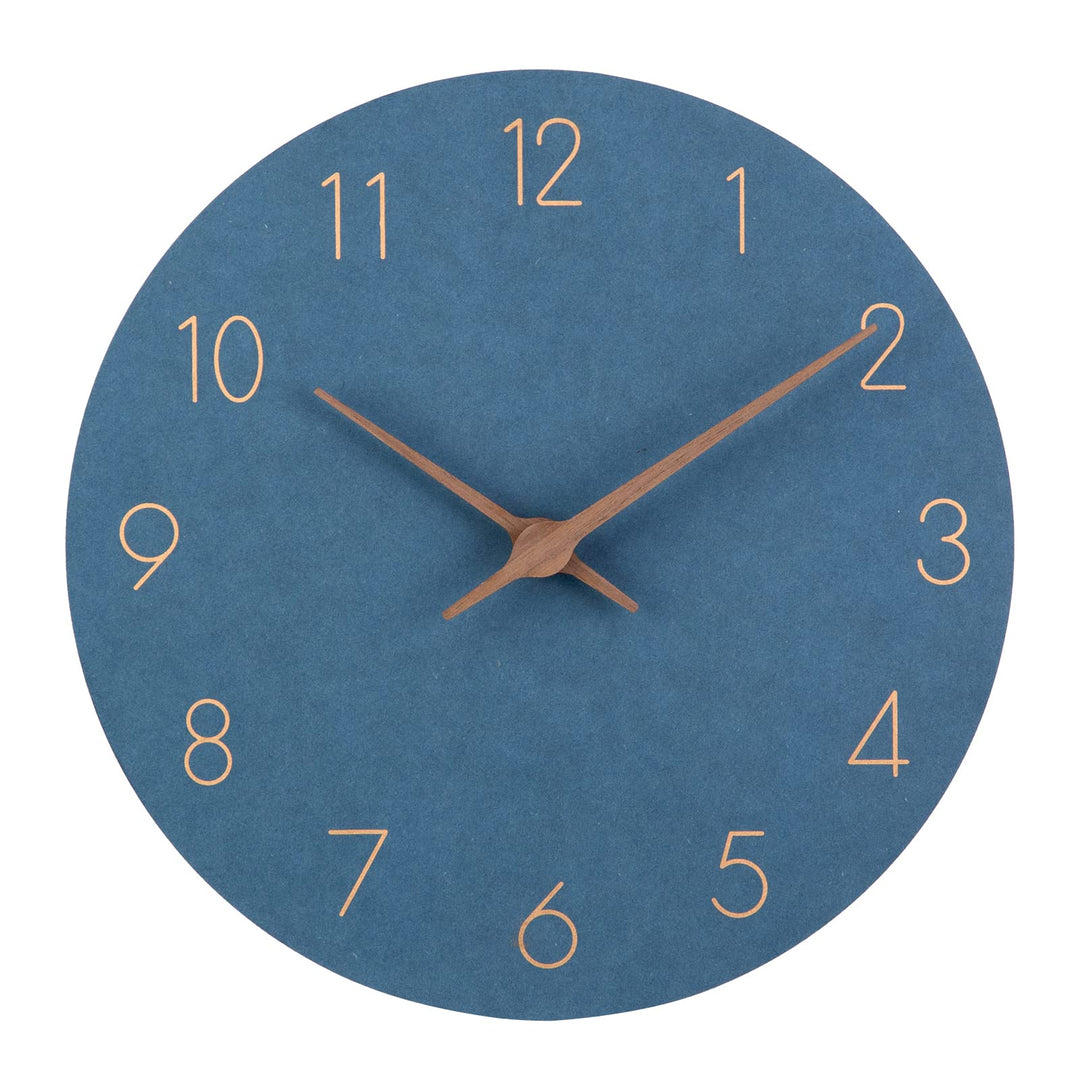 ACCSHINE MDF Holz Wanduhr Ohne TickgeräUsche Lautlos Modern 30cm Quarz Gross Batterie Betriebene Wan