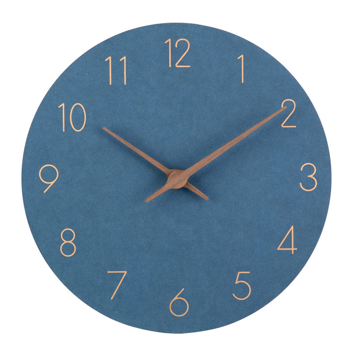 ACCSHINE MDF Holz Wanduhr Ohne TickgeräUsche Lautlos Modern 30cm Quarz Gross Batterie Betriebene Wan