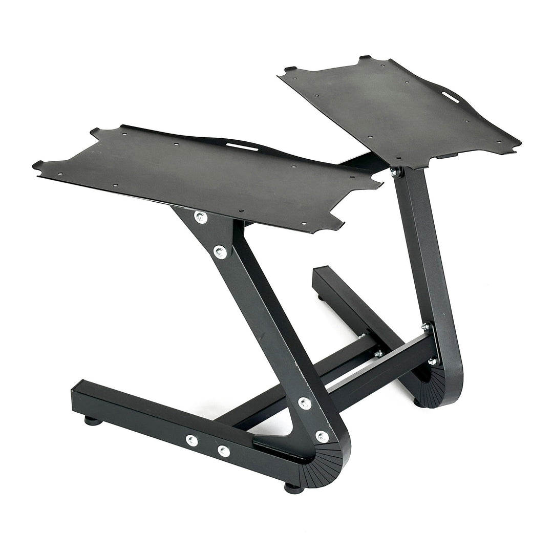 BRAINGAIN Rack Compatible 23.5kg 32.5kg 41.5kg Chrome Black Adjustable Dumbbells Stand Home Gym Equi