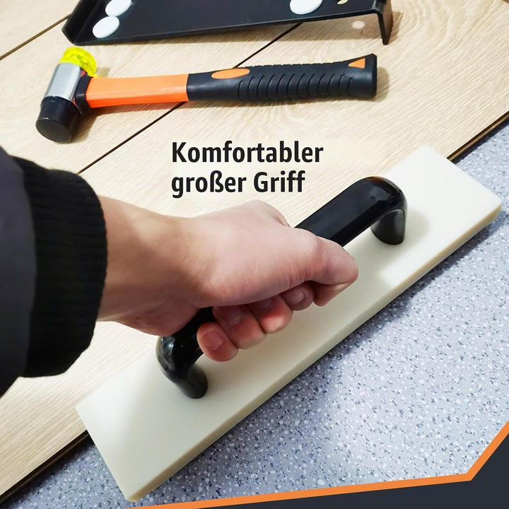300mm Schlagklotz Vinylboden mit Griff, Schlagholz Laminat, Laminatboden Klicksystem, Schlagklotz Vi