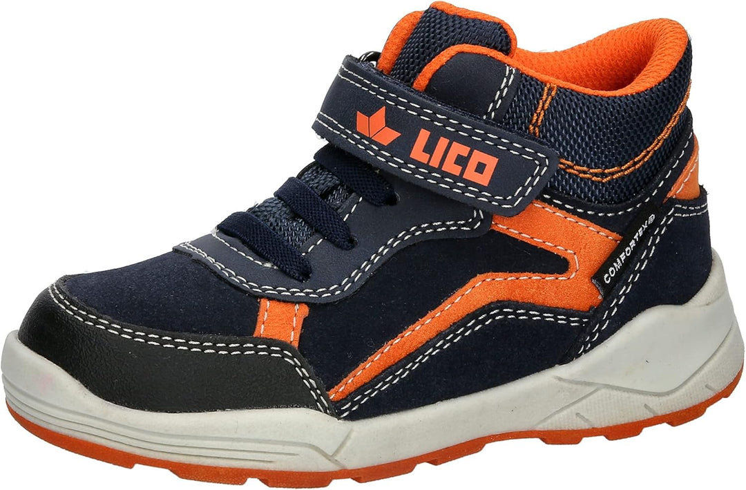 Lico Unisex Kinder Nabudo Vs Schneestiefel 25 EU Marine Orange, 25 EU Marine Orange