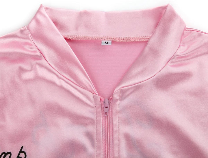 Nofonda Halloween Kostüm, Ladies Pink schicke Jacke 50er 60er 70er Jahre Damen Kostüm, Pink Jacke au