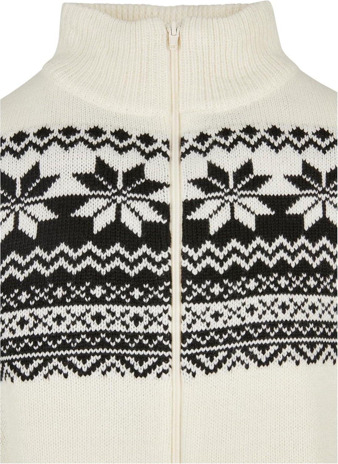 Brandit Herren Cardigan Norweger Strickjacke, S Weiß