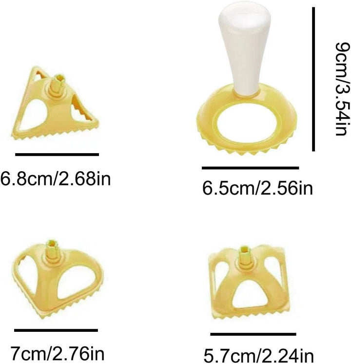 Pasta -Herstellungstools, Pasta -Herstellung - Teigbrett Holzgewinde Rolling Pin - 8x Knödelmacher R