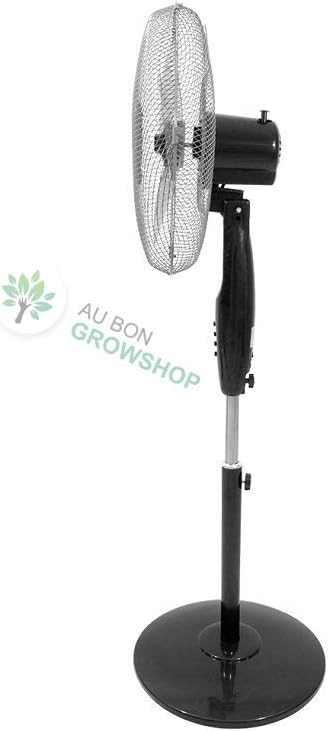 RAM Oszillierende Standventilator 400mm, 3 Geschwindigkeitsstufen , robusten Stand , Flüster leise
