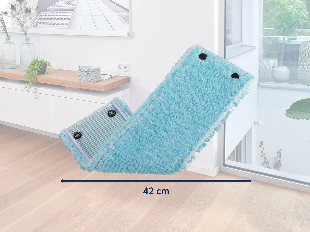 Leifheit Original 4er Set Wischbezug CLEAN Twist XL, super Soft 42 cm, mit Spezialfasern, Wischer Er