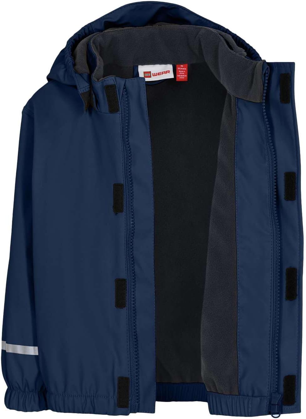 LEGO Unisex Baby Lwjunin-Gefüttert Regenjacke 104 Dunkle Navy, 104 Dunkle Navy