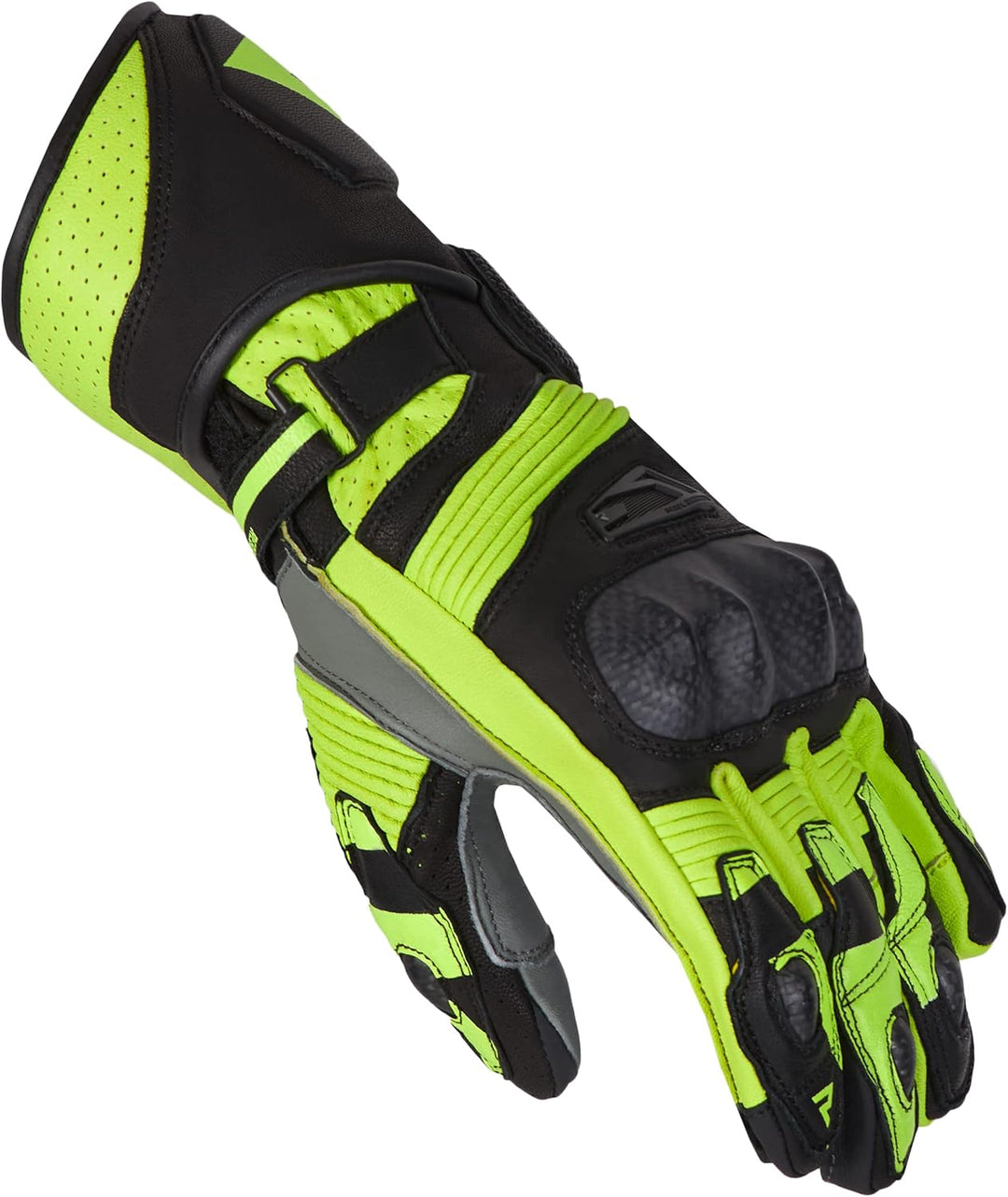 REBELHORN Fighter Motorradhandschuhe Herren | Känguru und Ziegenleder | Knöchel- und Fingerschutz |