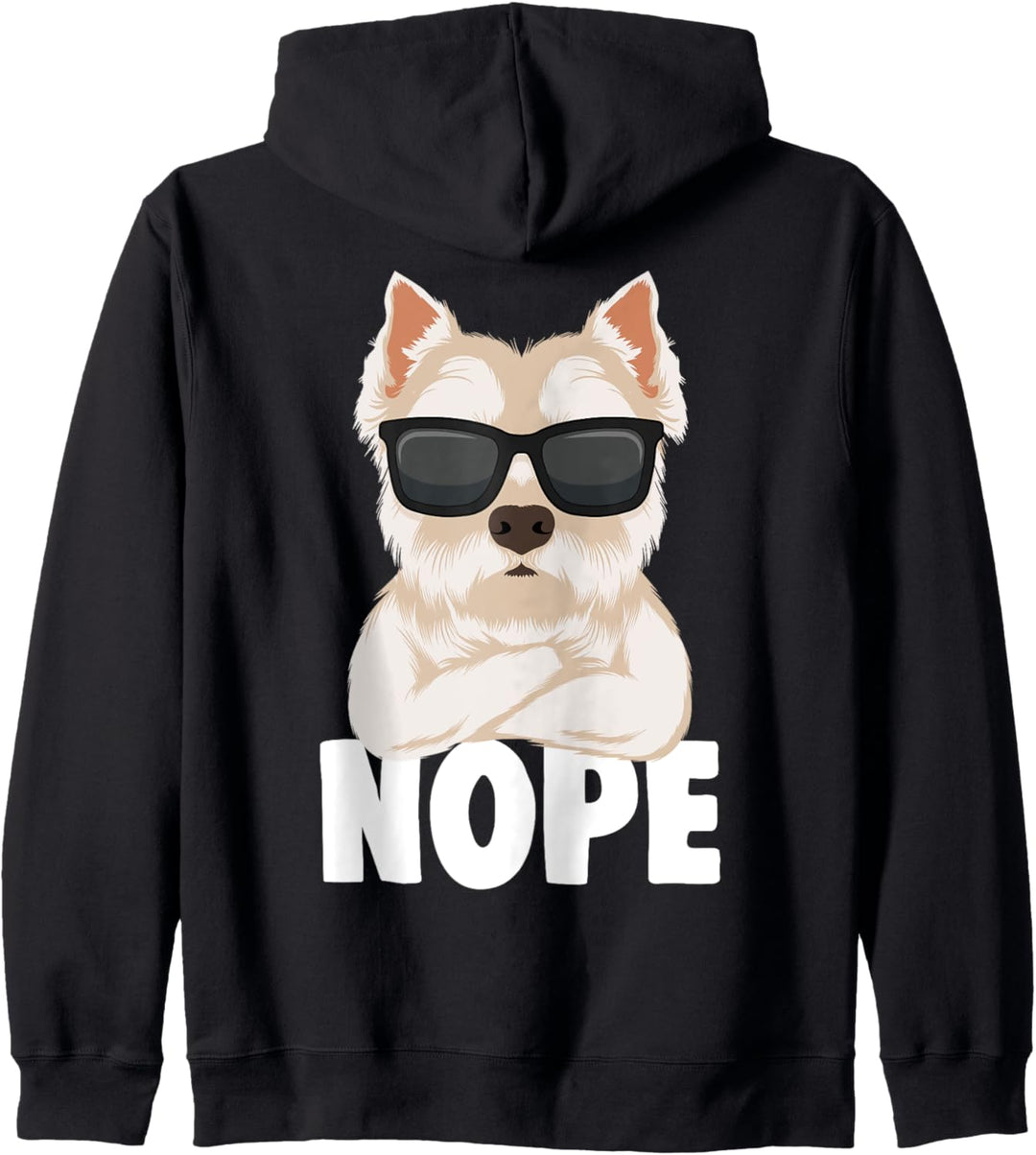 West Highland White Terrier Westie Hund Kapuzenjacke