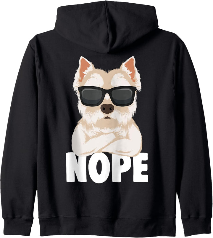 West Highland White Terrier Westie Hund Kapuzenjacke