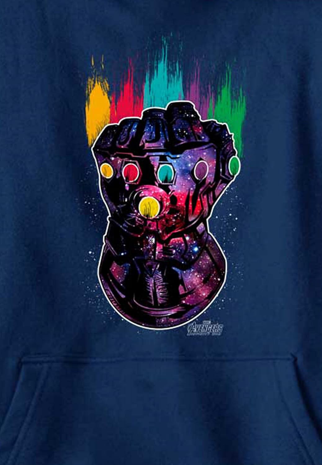 Marvel Jungen Gauntlet Hoodie, Heather Navy, L
