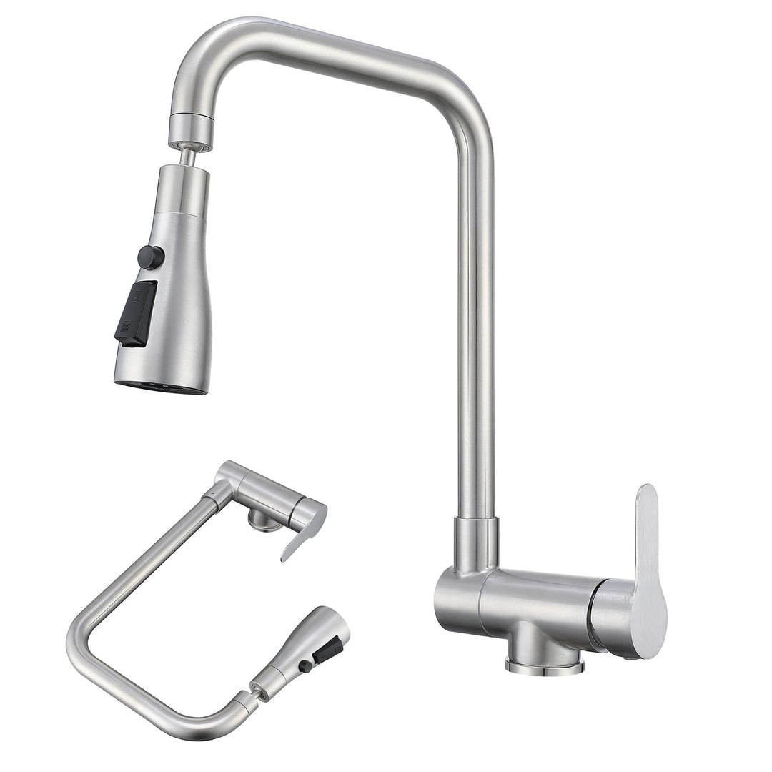 Einhebelmischer für Küche, klappbar, mit 3 Strahlarten, Küchenarmatur, faltbar, für Fenster, Mischba