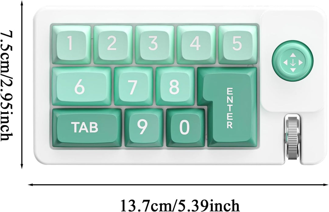 Programmierbare RGB,RGB Kabelgebundene Programmierbare - Einhand Nummernblock Mit Joystick Hot-Swapp